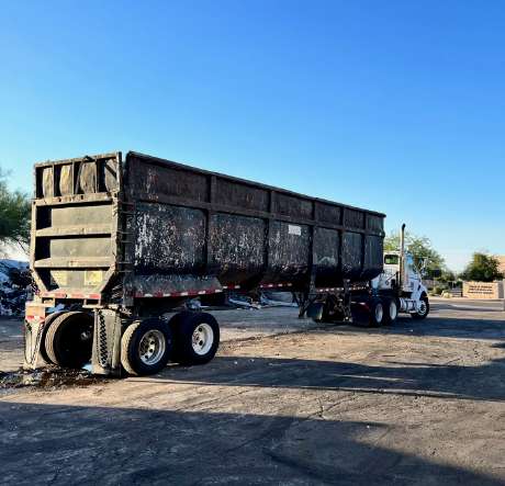 scrap metal truck